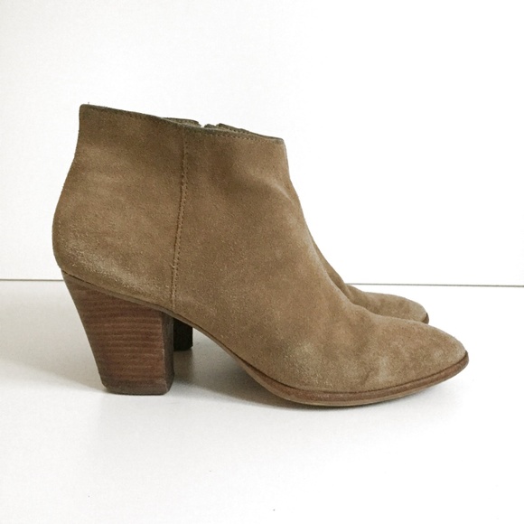 J Crew Classic Tan Ankle Boots Booties 10 - Picture 4 of 5